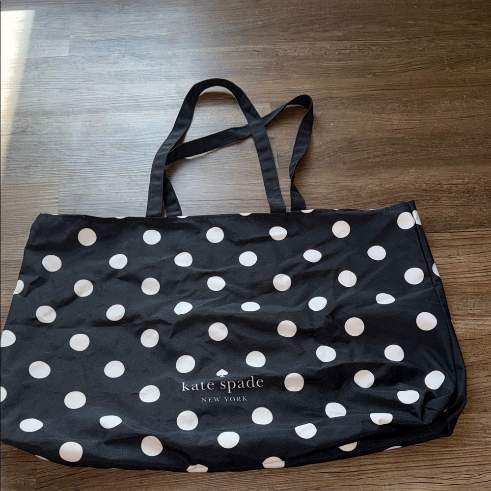 Kate Spade Black and White Dot Tote